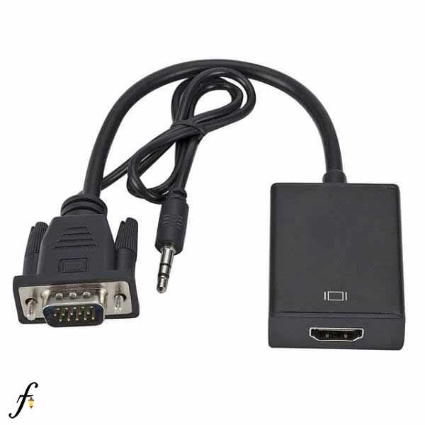 مبدل VGA به HDMI همراه با انتقال صدا دی نت سیم دار